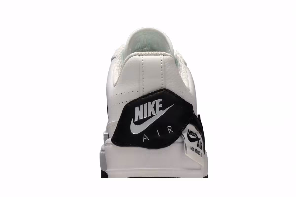Nike Women's Air Force 1 Jester XX White Black, view 8
