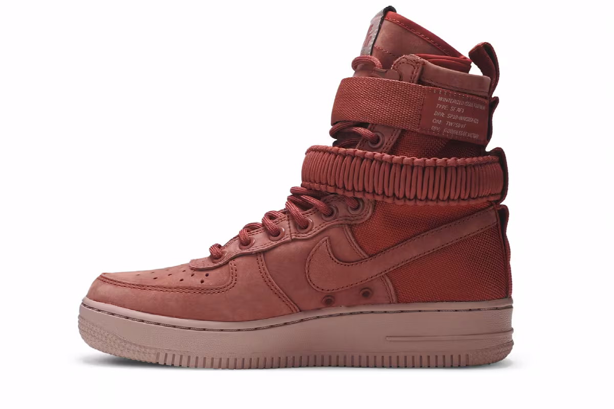 Nike Women's SF Air Force 1 High Dusty Peach, view 4