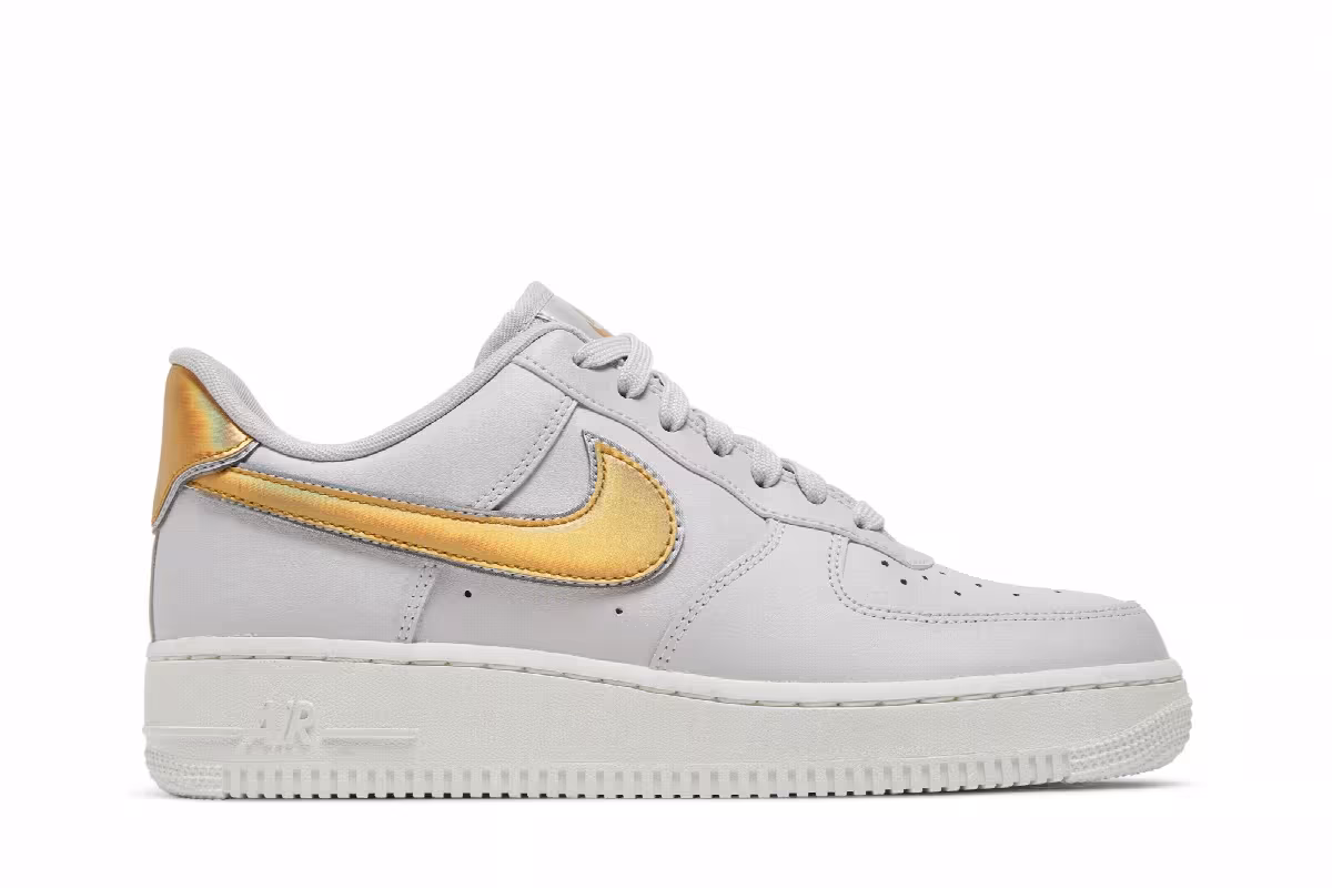 Nike Women's Air Force 1 Low Metallic Gold, view 2