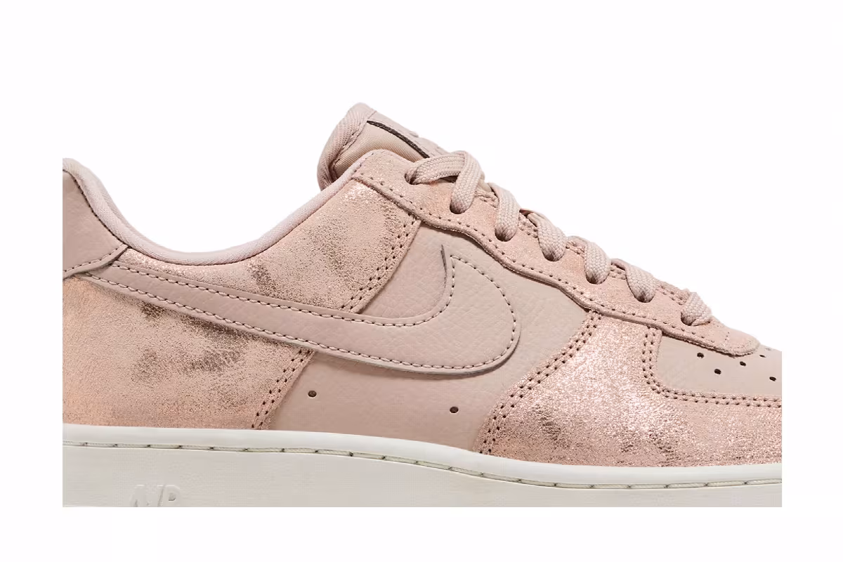 Nike Women's Air Force 1 Low Metallic Red Bronze, view 3