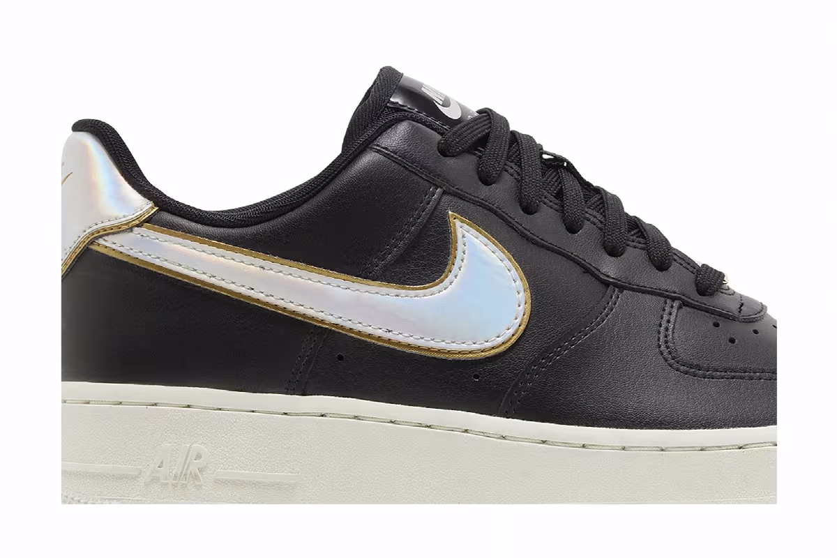 Nike Women's Air Force 1 Low Metallic Platinum, view 3
