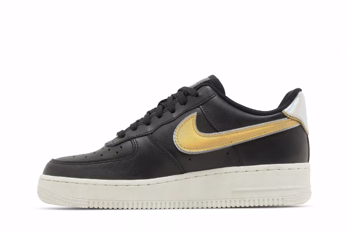 Nike Women's Air Force 1 Low Metallic Platinum, view 4