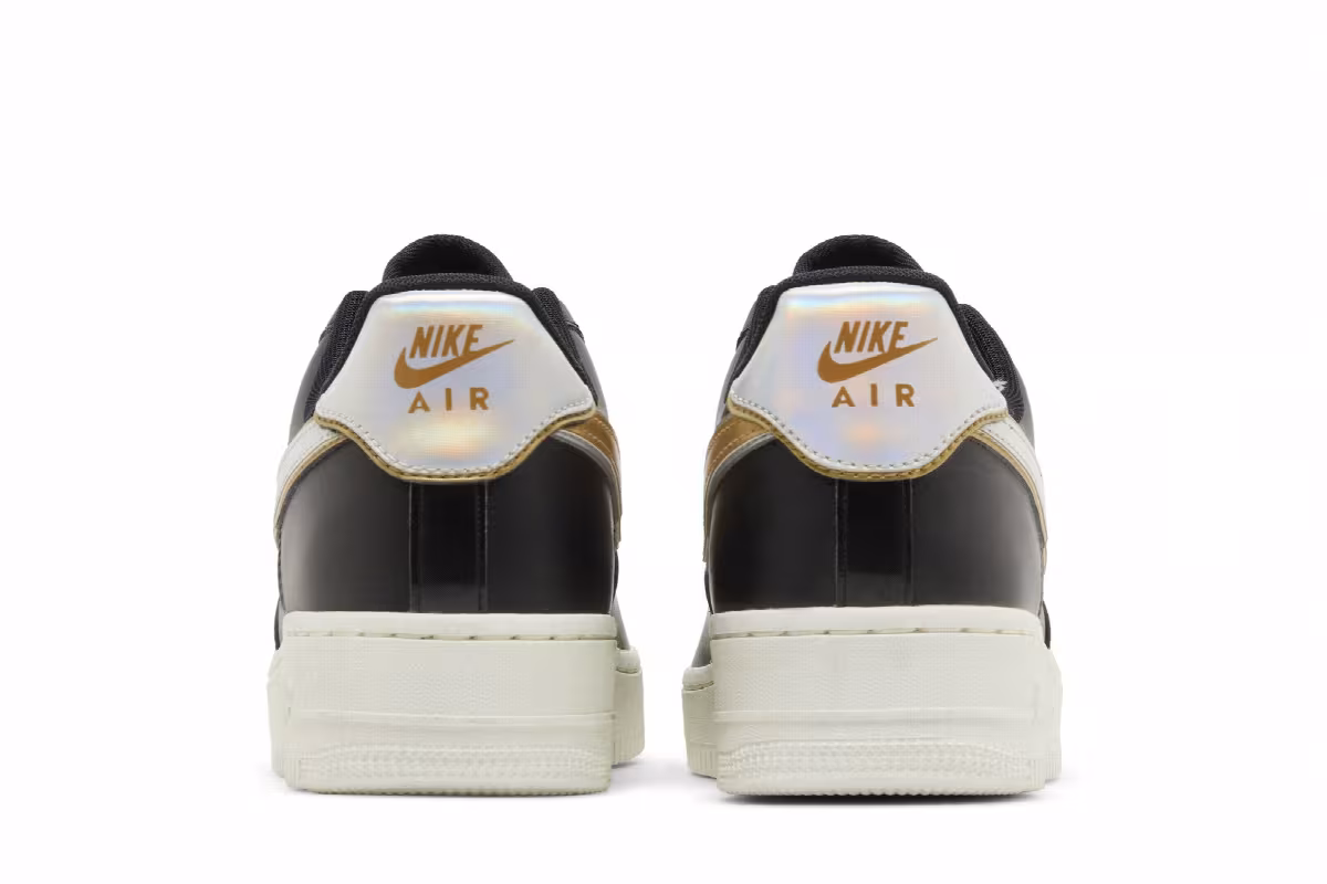 Nike Women's Air Force 1 Low Metallic Platinum, view 7