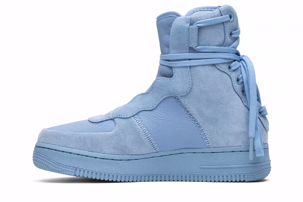 Nike Women's Air Force 1 Rebel XX Blue, view 4
