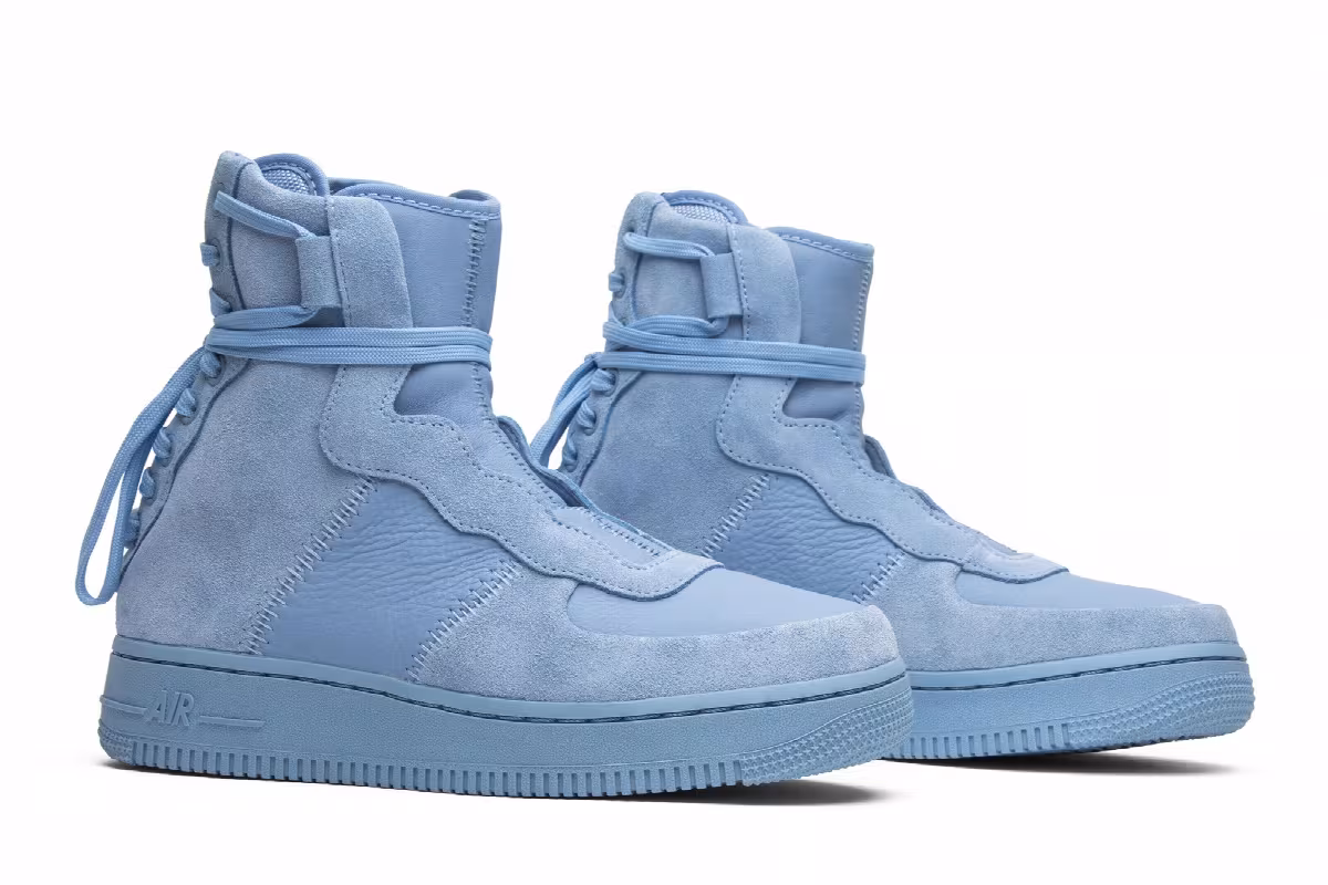 Nike Women's Air Force 1 Rebel XX Blue, view 9