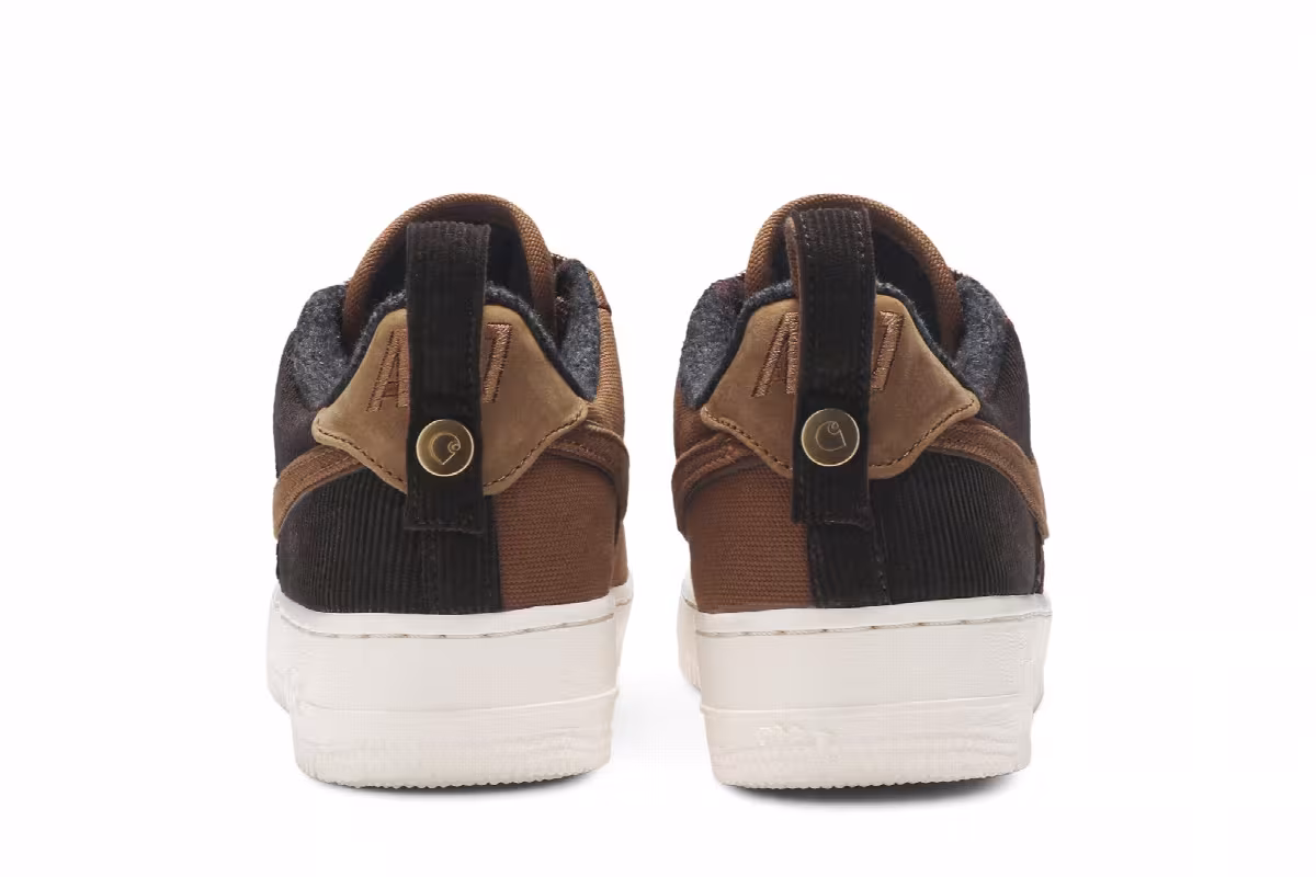 Nike Carhartt WIP x Air Force 1 Low GS Ale Brown, view 7