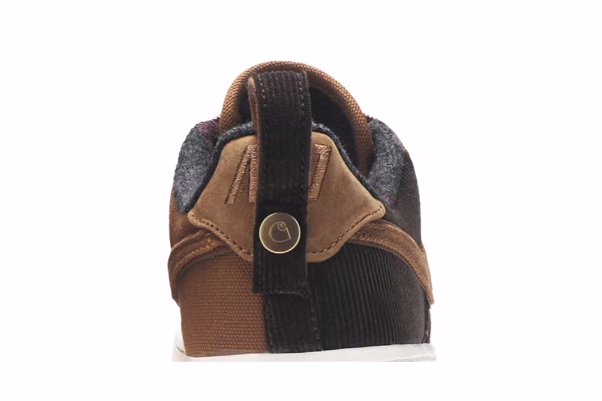 Nike Carhartt WIP x Air Force 1 Low GS Ale Brown, view 8