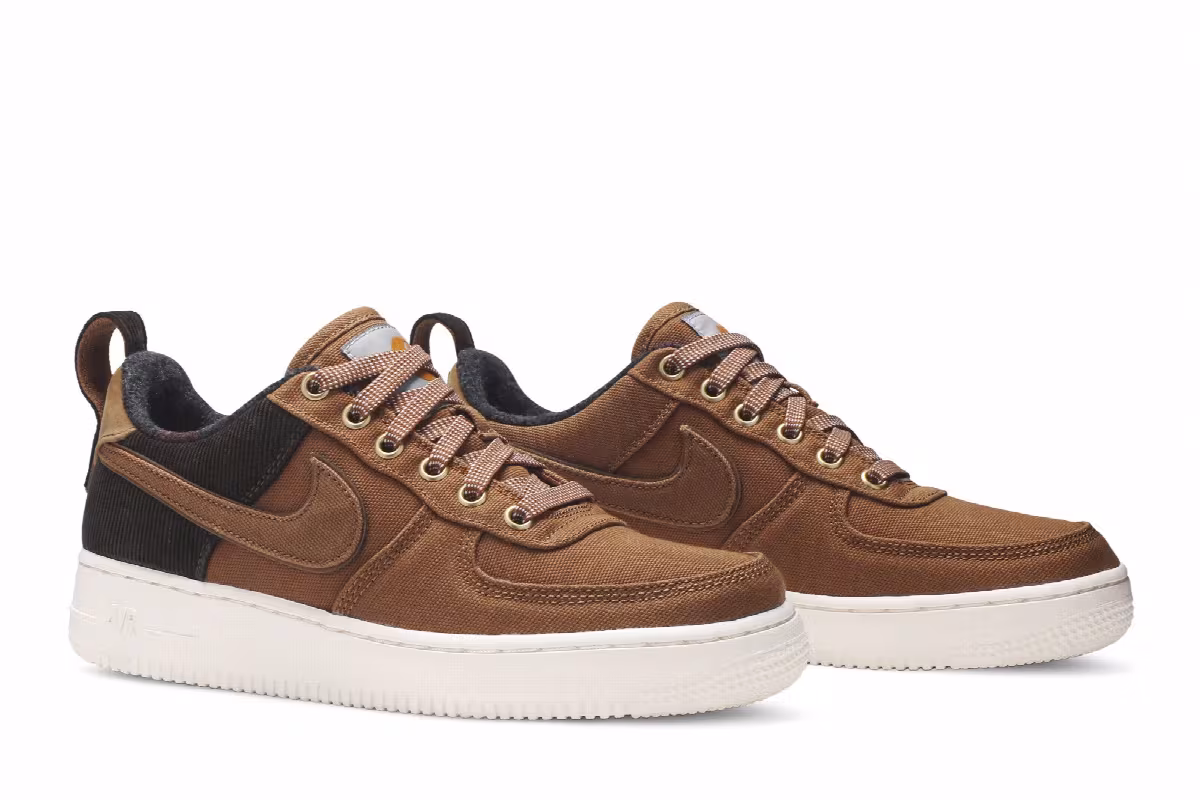 Nike Carhartt WIP x Air Force 1 Low GS Ale Brown, view 9