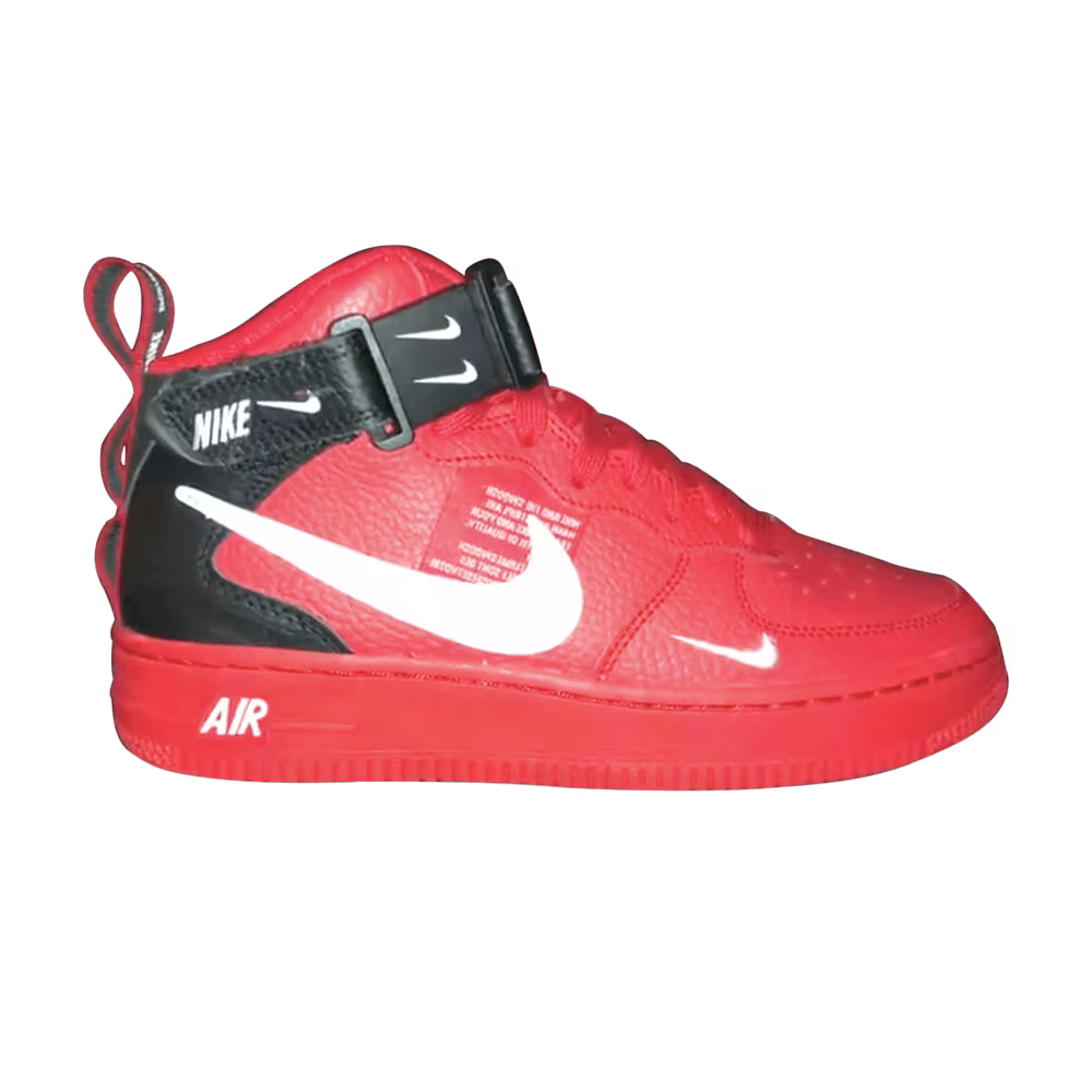 Nike Air Force 1 Mid LV8 GS University Red