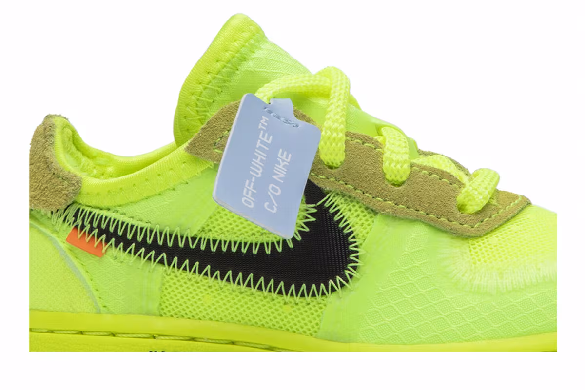 Nike Off-White x Air Force 1 Low TD Volt, view 3