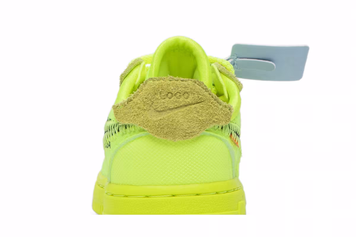 Nike Off-White x Air Force 1 Low TD Volt, view 8