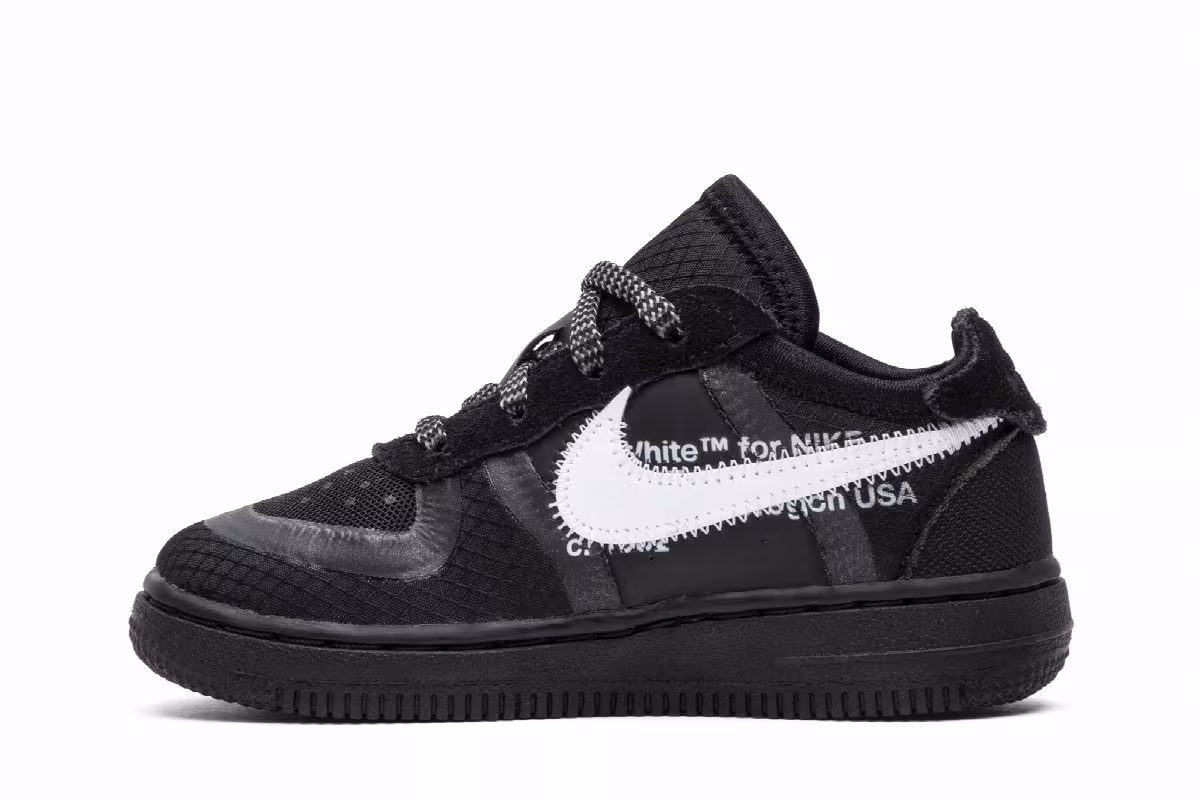 Off-White x Nike Air Force 1 Low TD Black, view 4