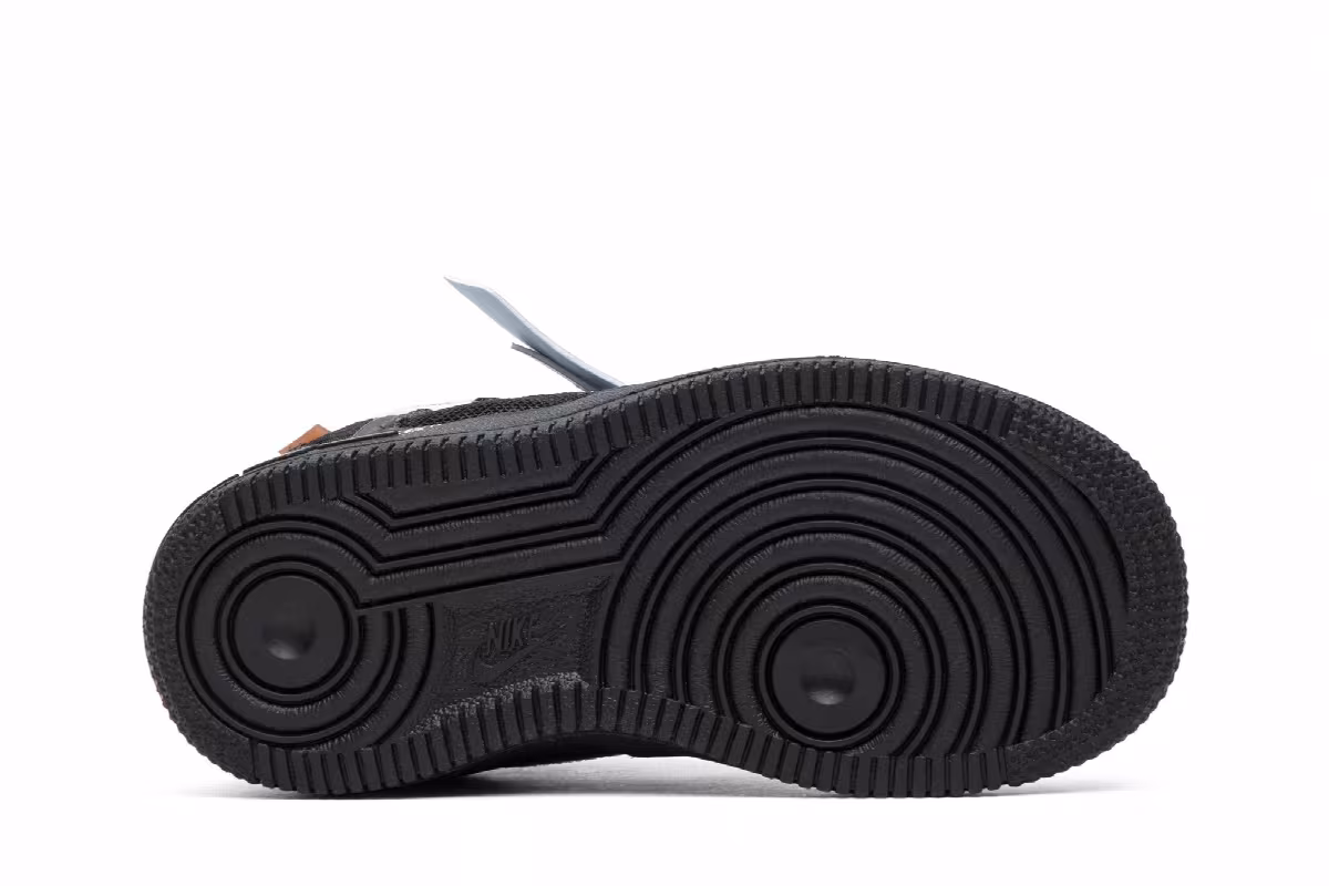 Off-White x Nike Air Force 1 Low TD Black, view 5