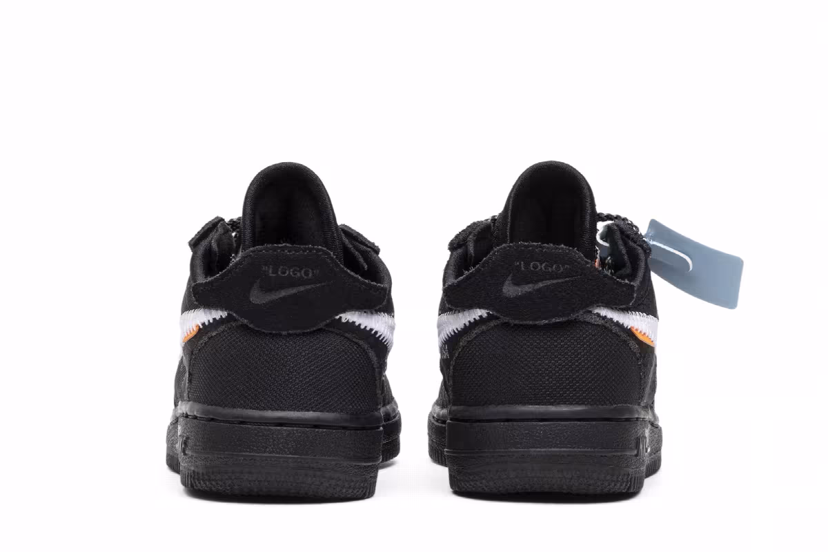 Off-White x Nike Air Force 1 Low TD Black, view 7