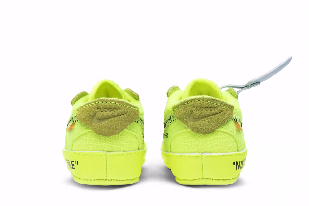 Off-White x Nike Air Force 1 Low CB Volt, view 7