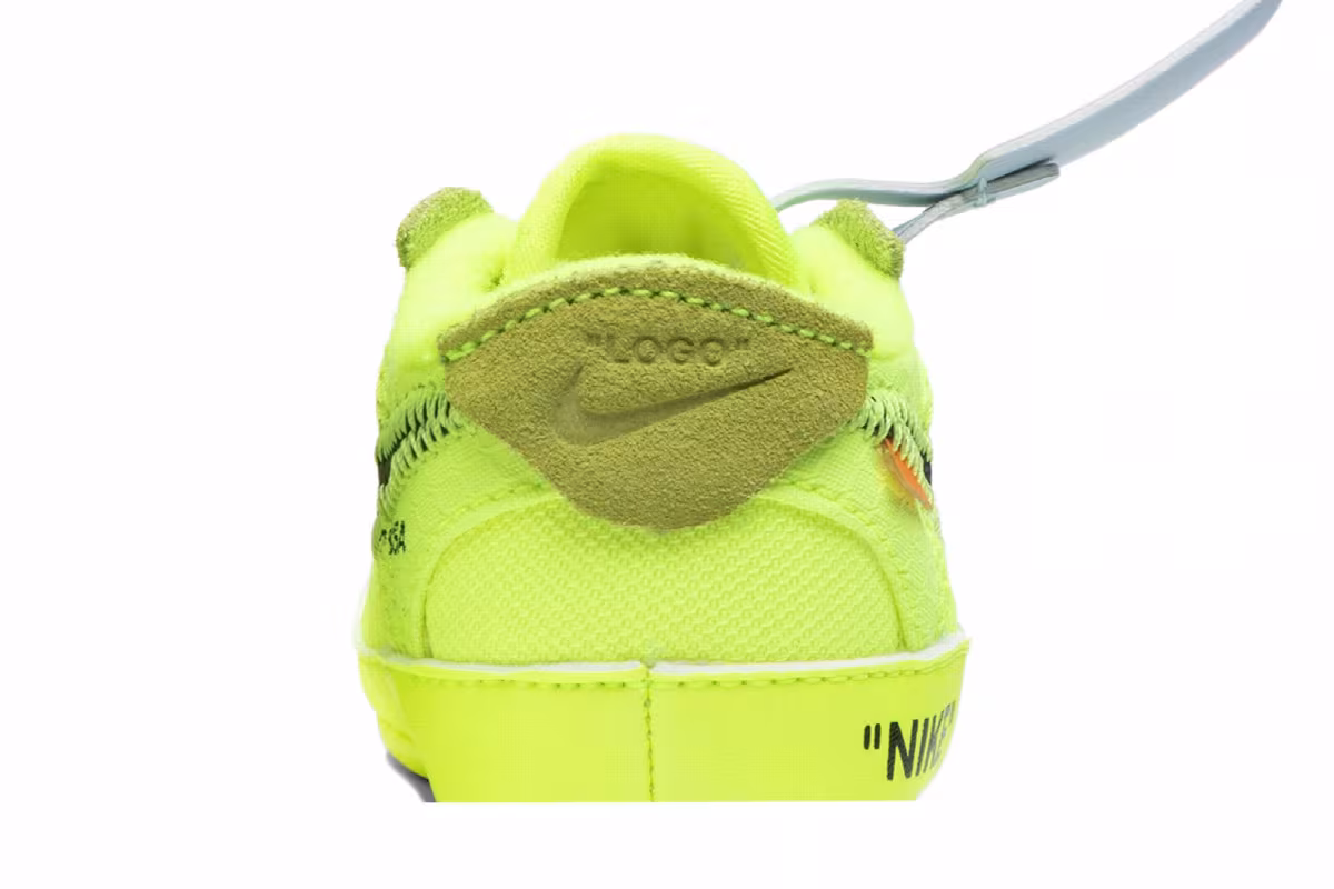 Off-White x Nike Air Force 1 Low CB Volt, view 8