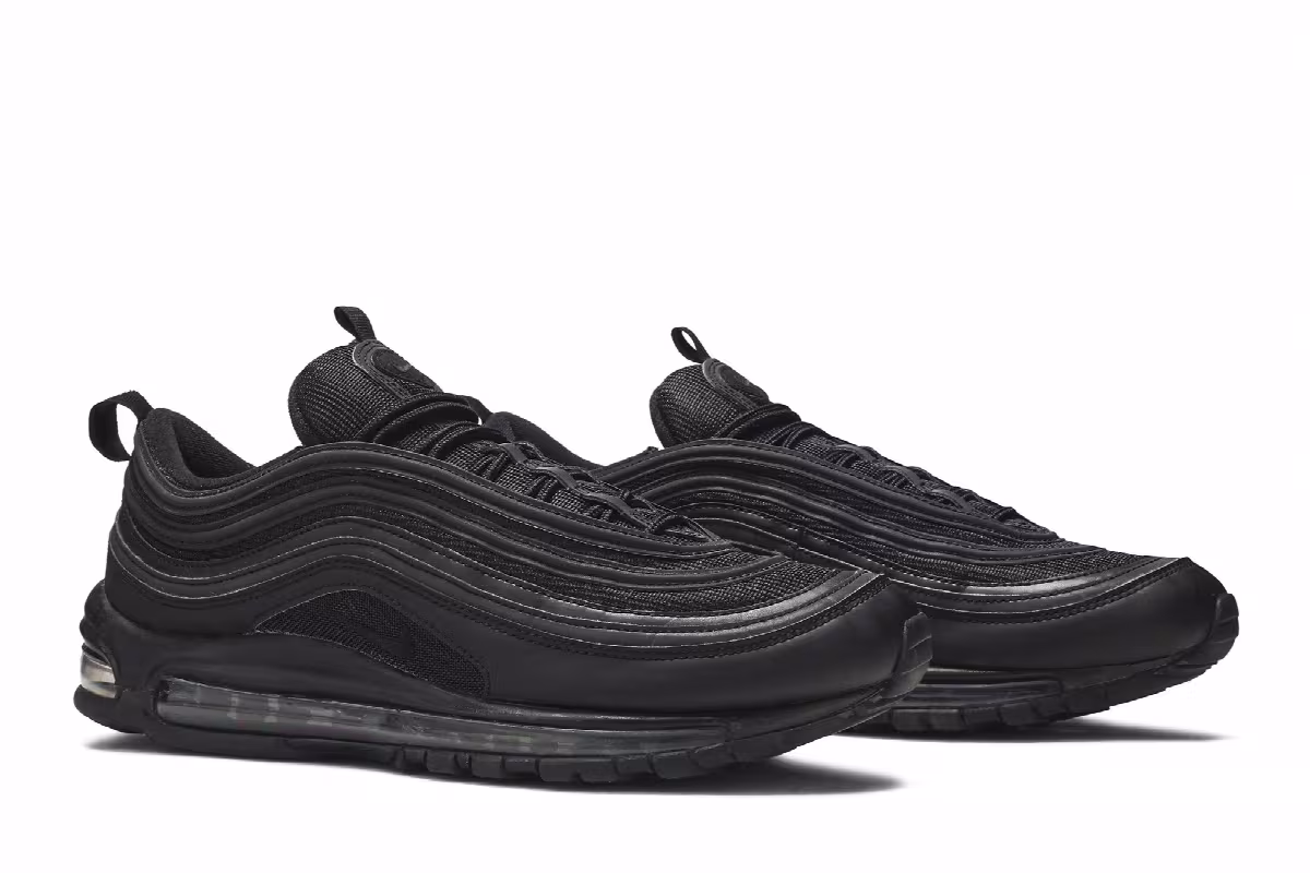 Nike Air Max 97 Triple Black, view 9