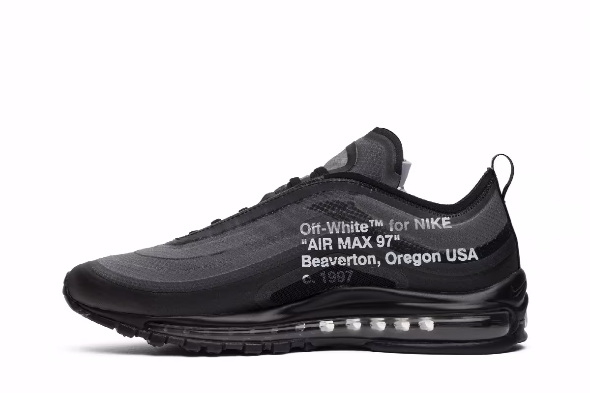 Off-White x Nike Air Max 97 Black, view 4