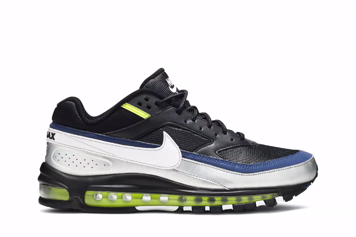 Nike Air Max 97/BW Black Metallic Silver, view 2