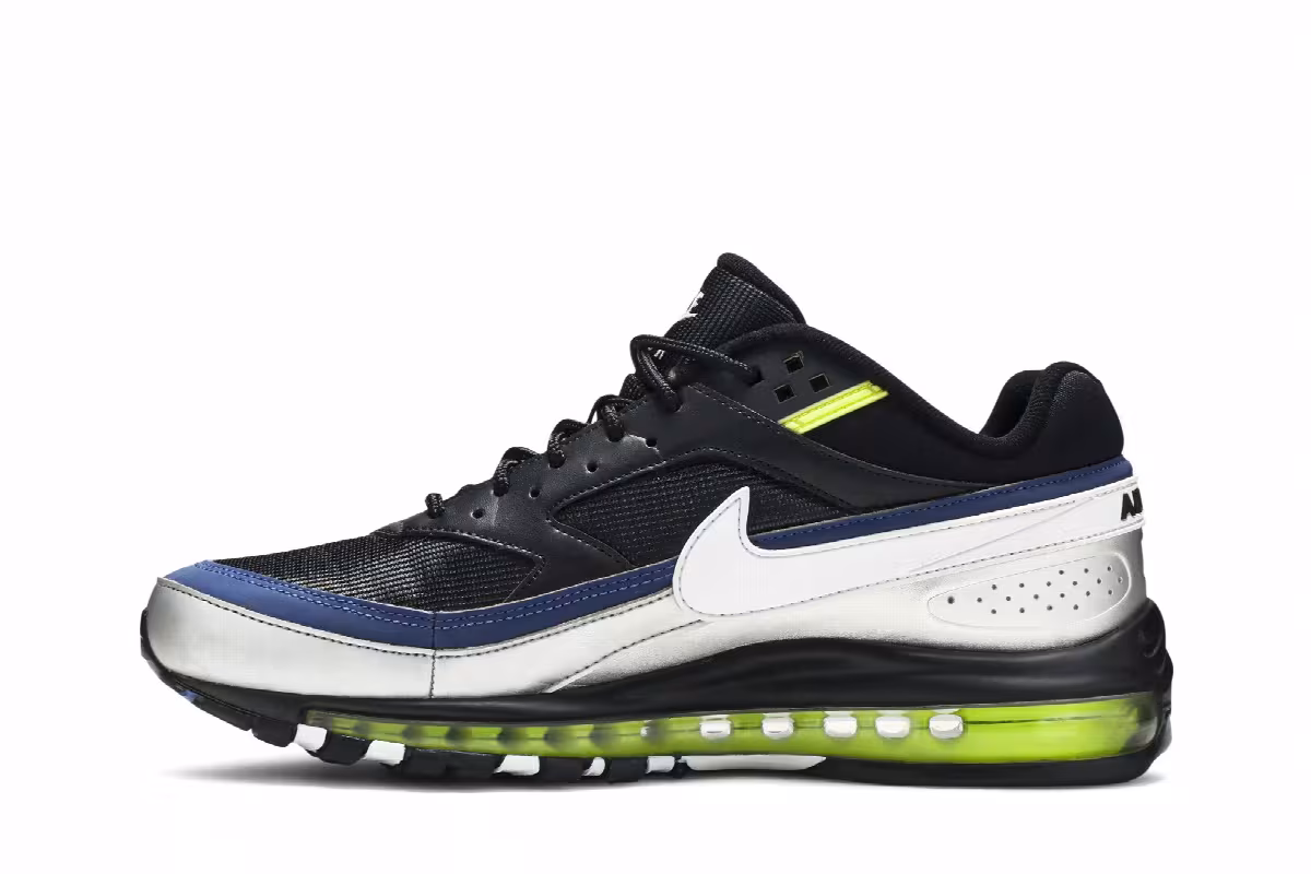 Nike Air Max 97/BW Black Metallic Silver, view 4