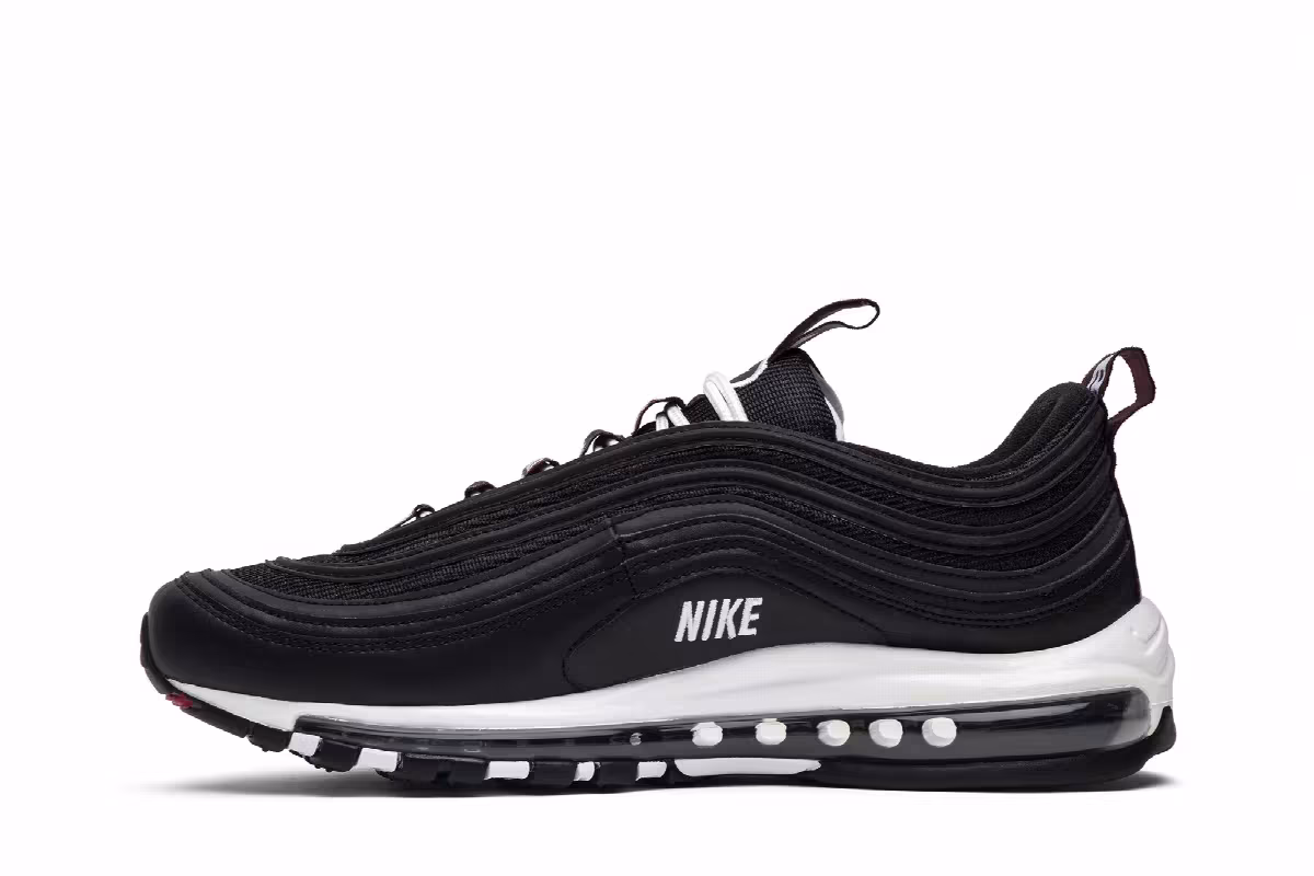 Nike Air Max 97 Premium Black White, view 4