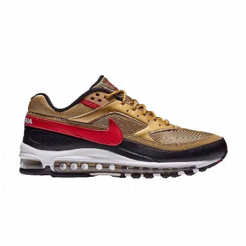 Nike Air Max 97/BW 'Metallic Gold Red'