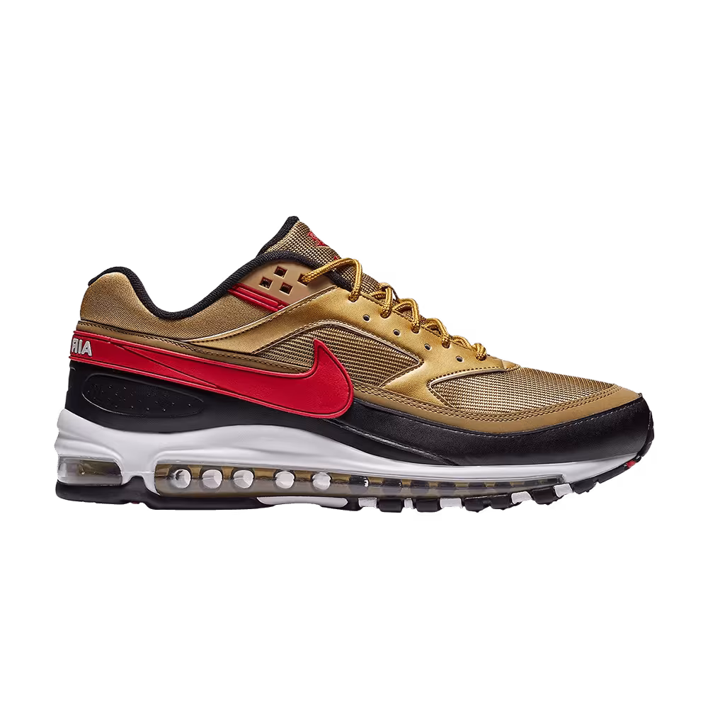 Nike Air Max 97/BW Metallic Gold Red