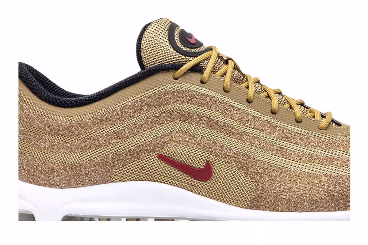 Swarovski x Nike Women's Air Max 97 LX Metallic Gold, view 3