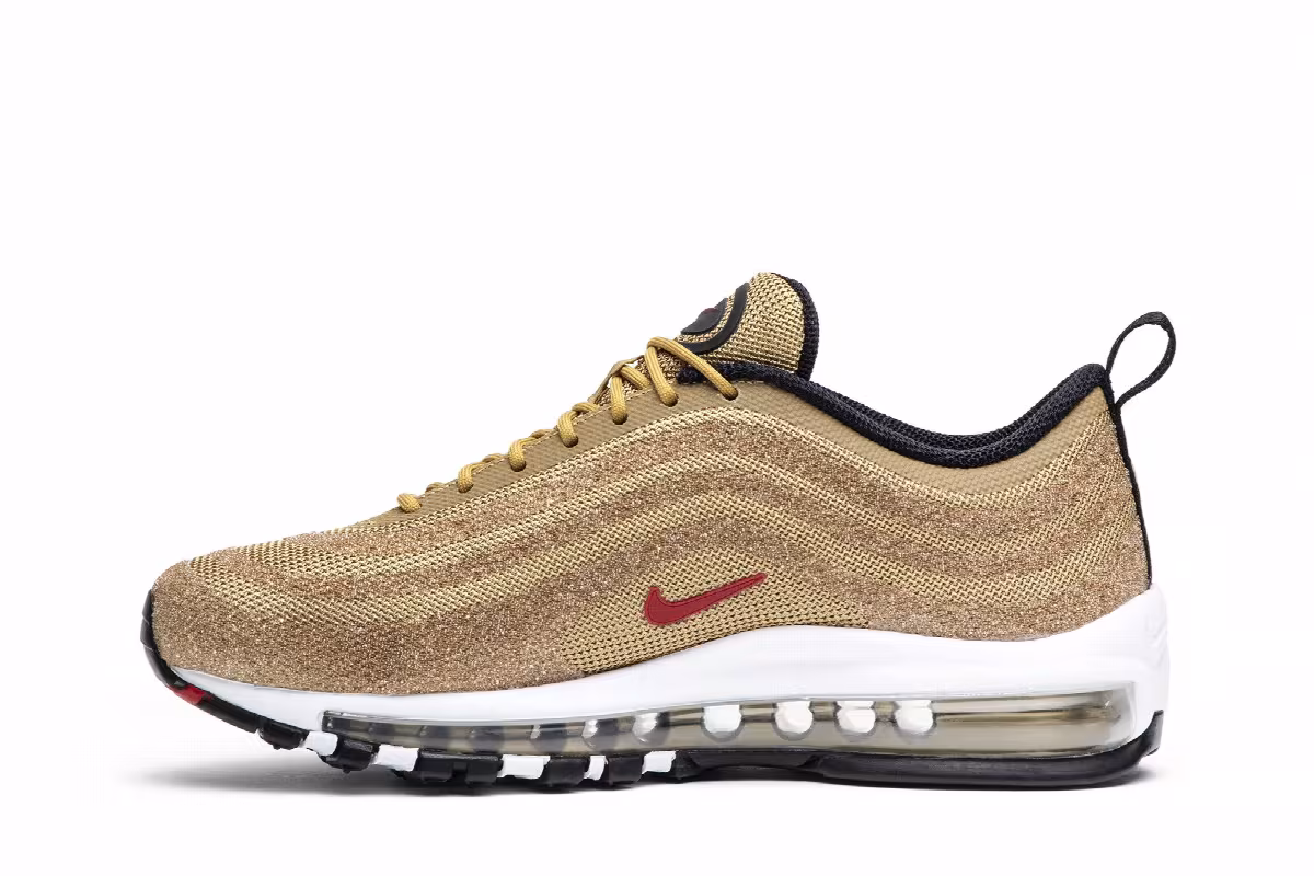 Swarovski x Nike Women's Air Max 97 LX Metallic Gold, view 4