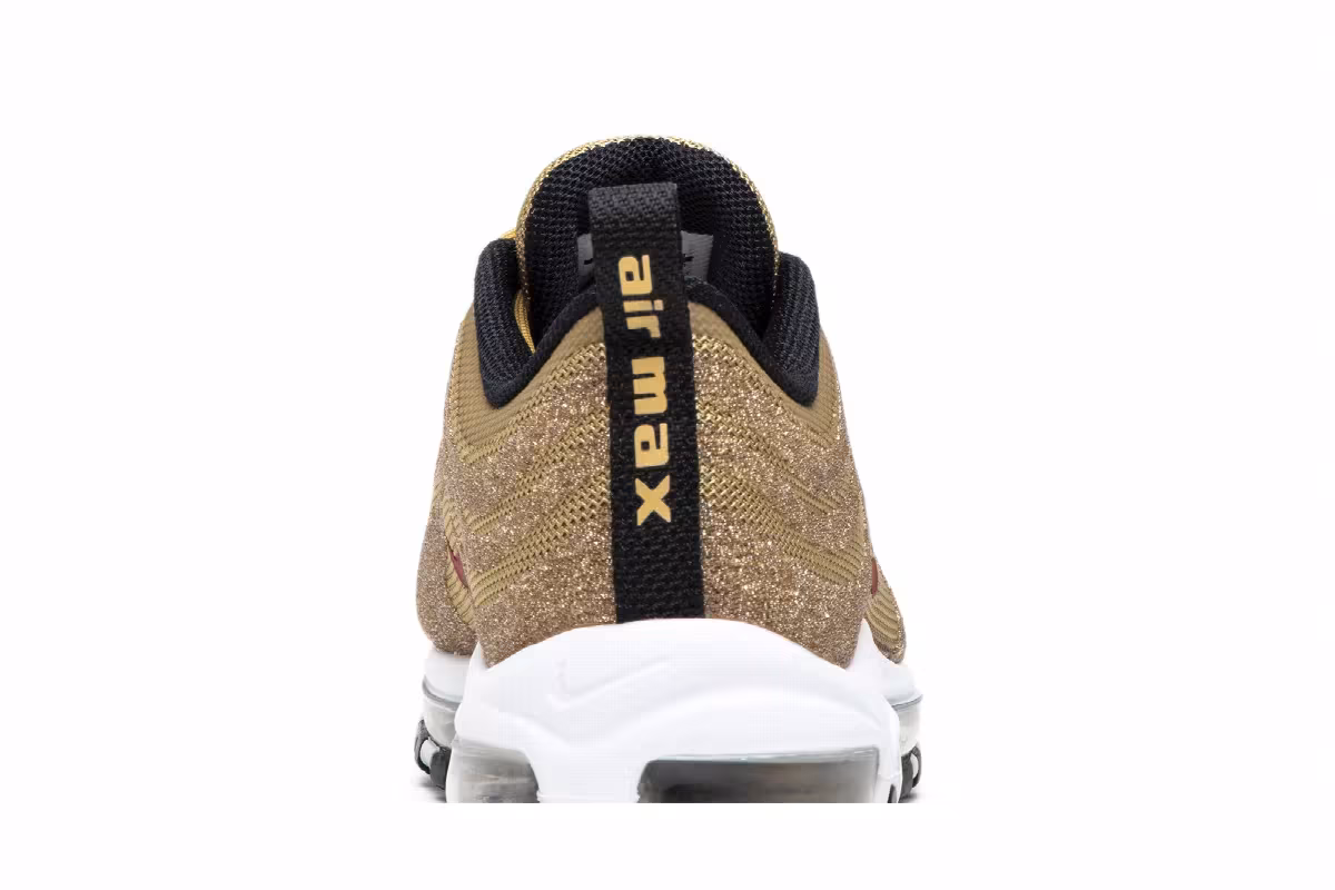 Swarovski x Nike Women's Air Max 97 LX Metallic Gold, view 8