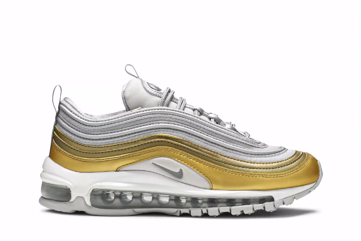 Nike Women's Air Max 97 Metallic Gold, view 2