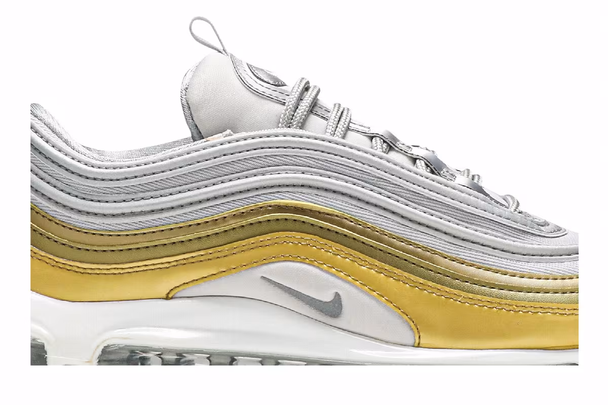 Nike Women's Air Max 97 Metallic Gold, view 3