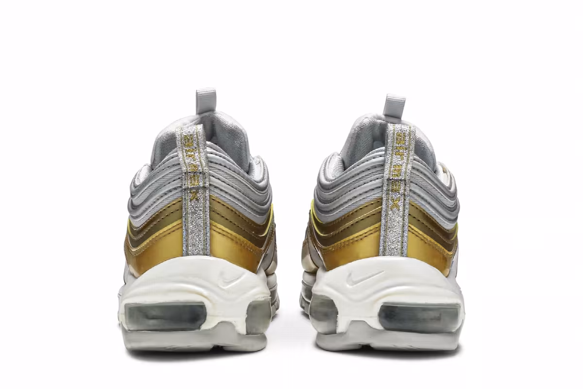 Nike Women's Air Max 97 Metallic Gold, view 7