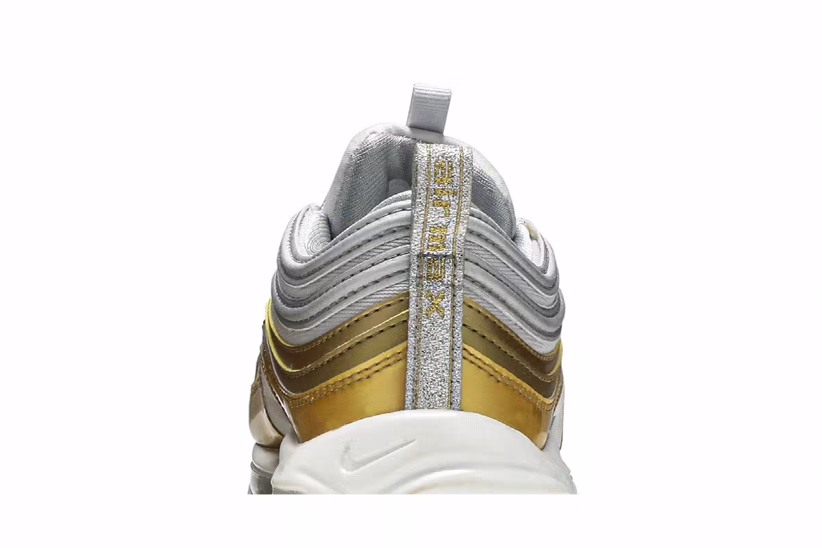 Nike Women's Air Max 97 Metallic Gold, view 8