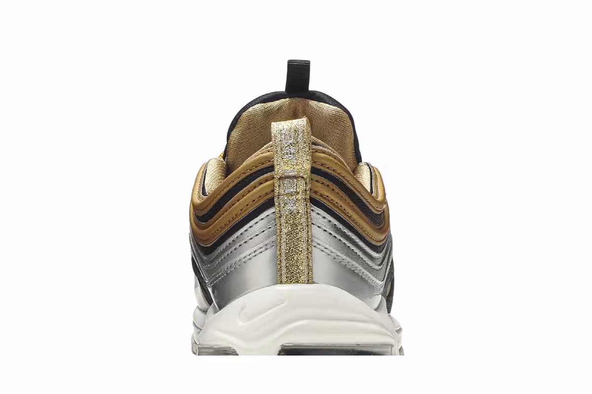 Nike Women's Air Max 97 Metallic Gold, view 8