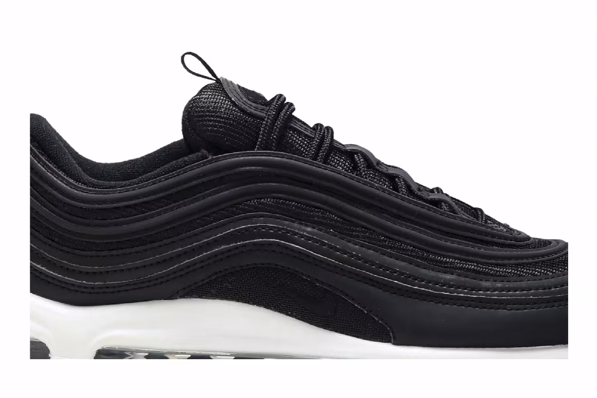 Nike Women's Air Max 97 Black White, view 3