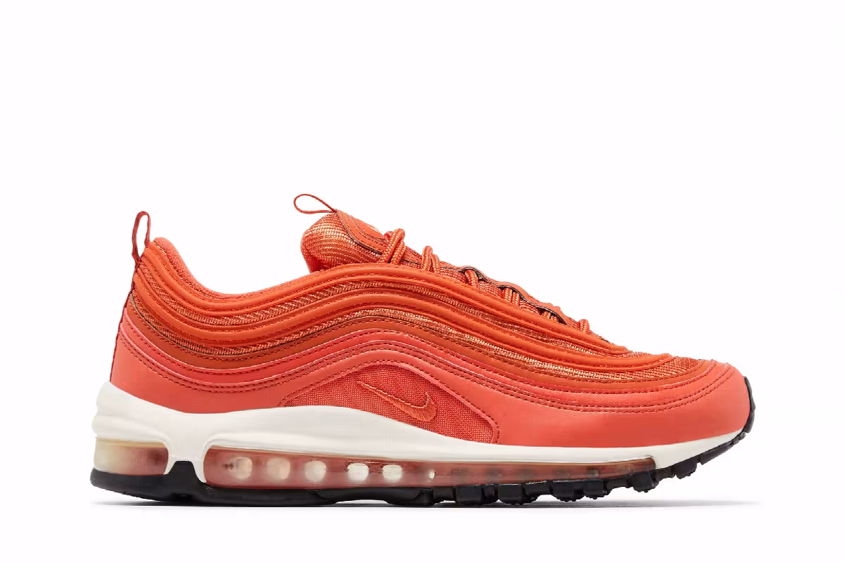 Nike Women's Air Max 97 Orange, view 2