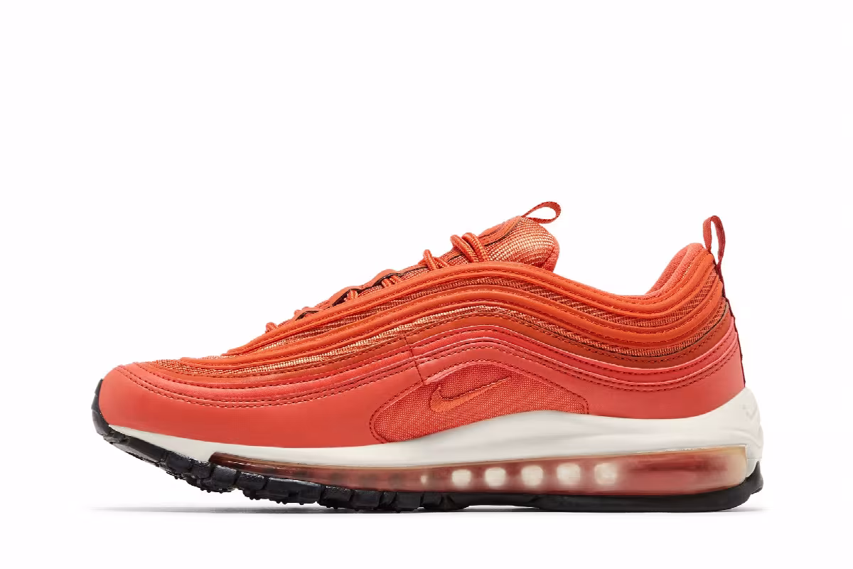 Nike Women's Air Max 97 Orange, view 4