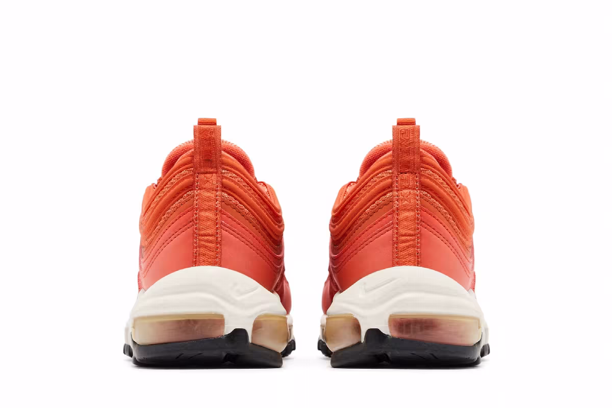 Nike Women's Air Max 97 Orange, view 7