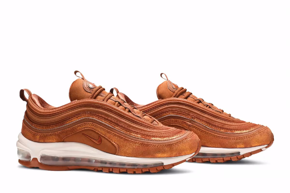Nike Women's Air Max 97 SE Dark Russet, view 9