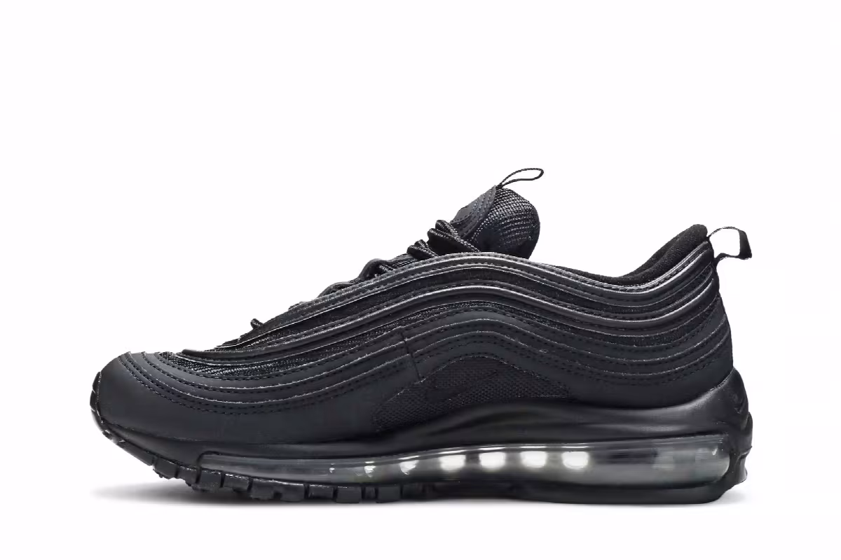 Nike Air Max 97 OG BG Triple Black, view 4
