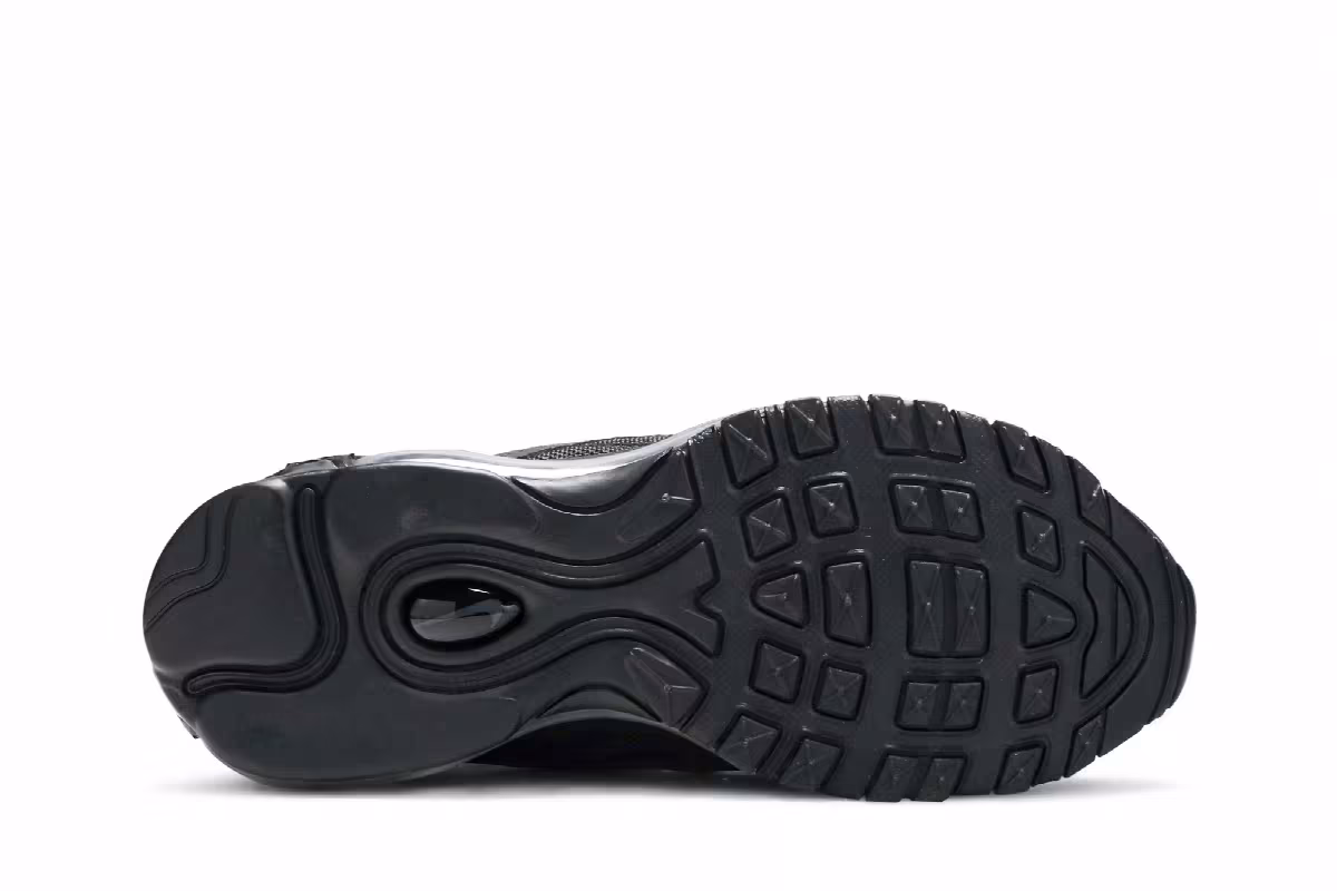 Nike Air Max 97 OG BG Triple Black, view 5