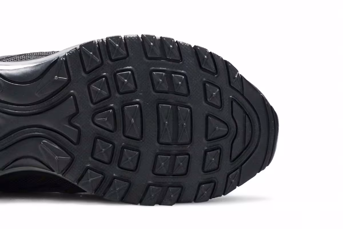 Nike Air Max 97 OG BG Triple Black, view 6