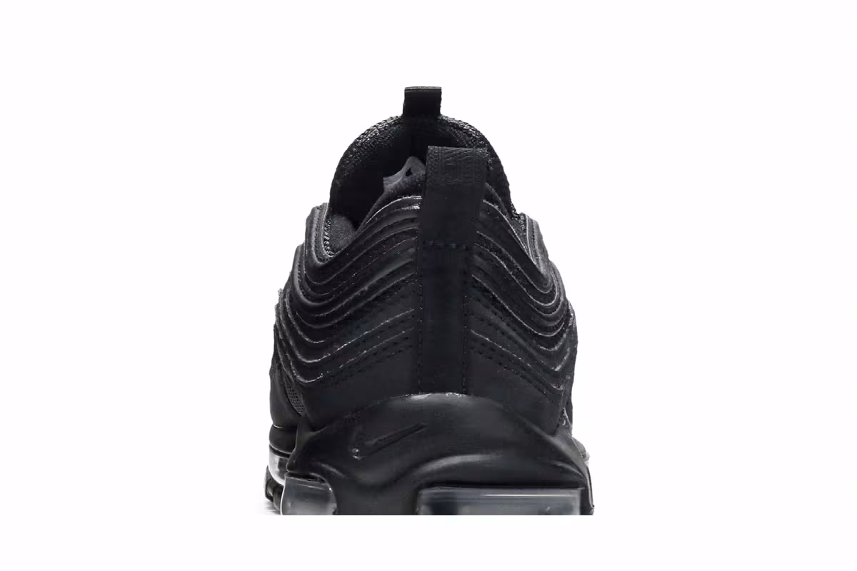 Nike Air Max 97 OG BG Triple Black, view 8