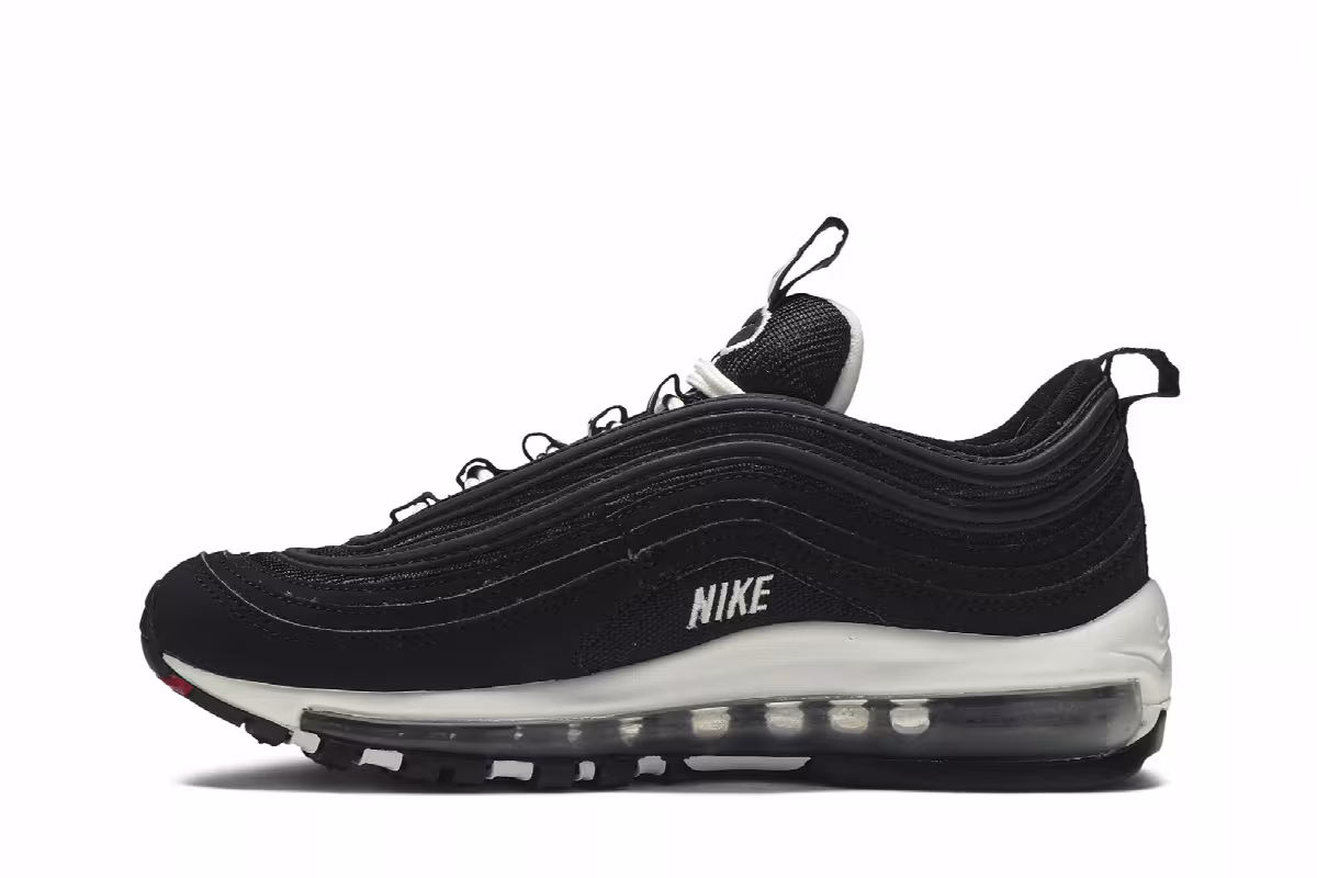 Nike Air Max 97 SE GS Black White, view 4