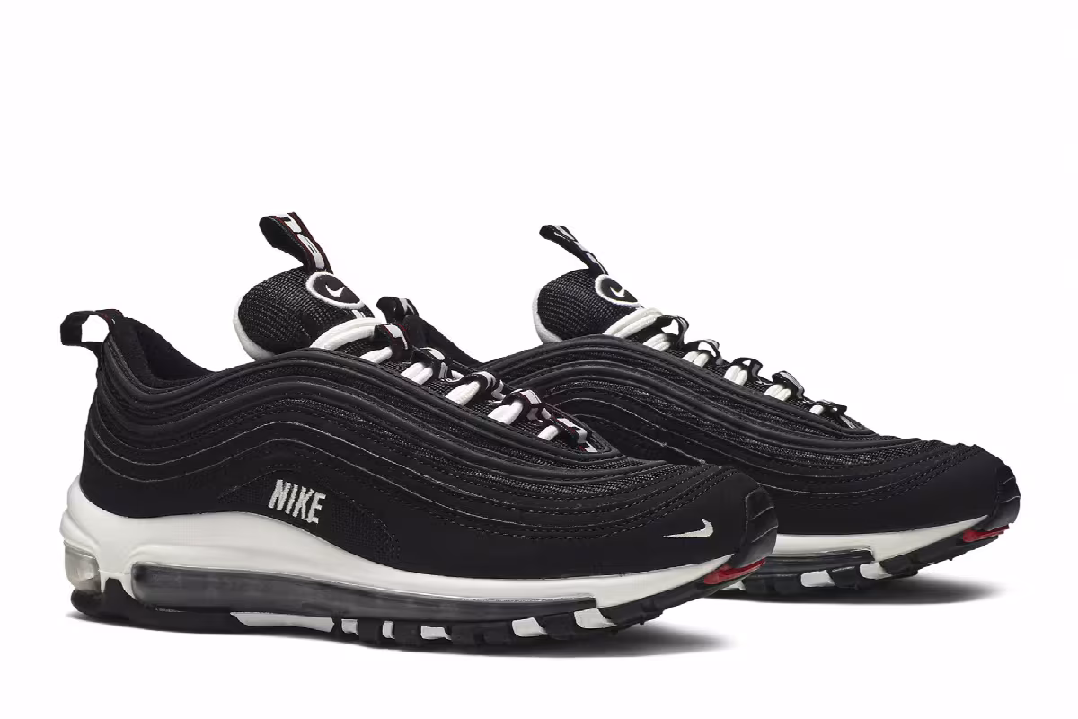 Nike Air Max 97 SE GS Black White, view 9