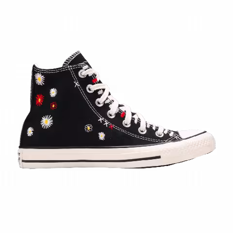 Converse Wmns Chuck Taylor All Star High 'Daisy Embroidery - Black'