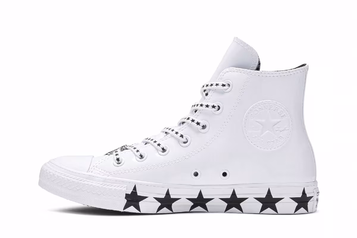 Miley Cyrus x Converse Women's Chuck Taylor All Star Hi Stars, view 4