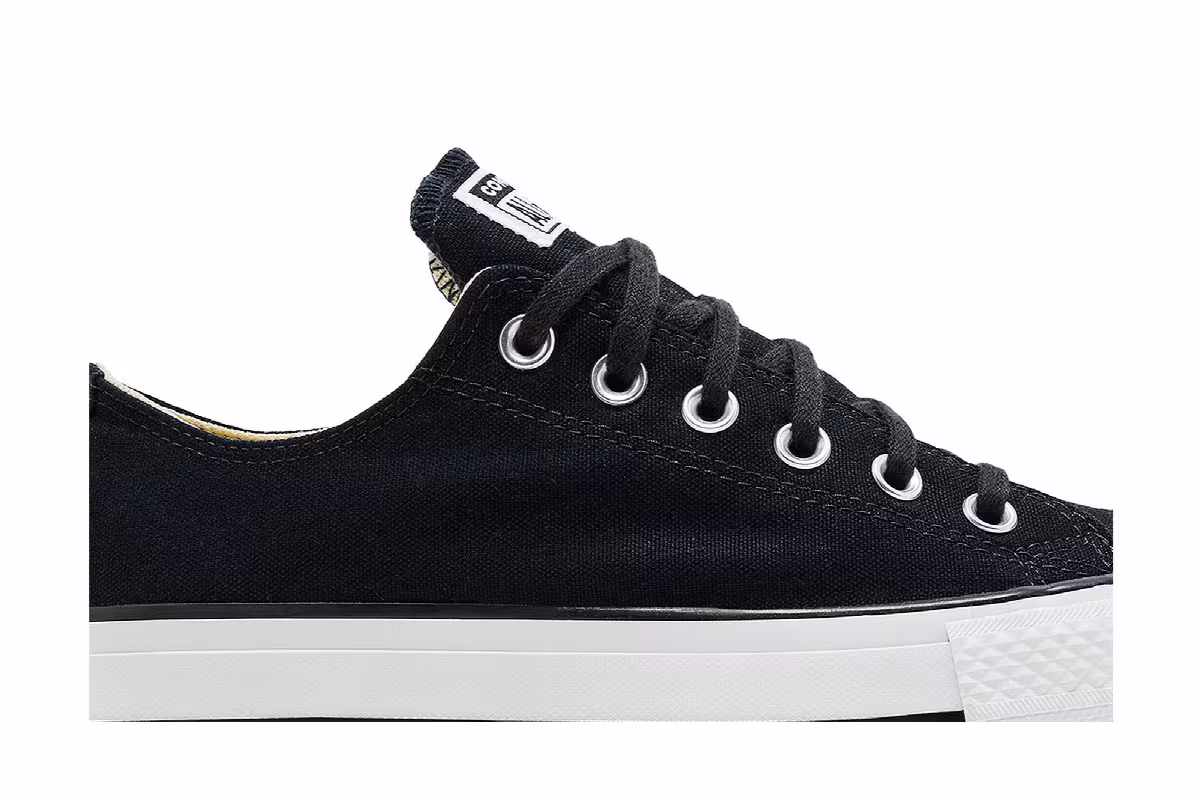 Converse Women's Chuck Taylor All Star Lift Low Black White, view 3