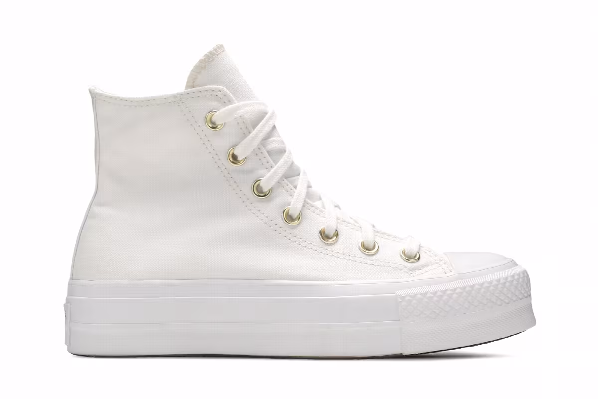 Converse Women's Chuck Taylor All Star Platform High White, view 2